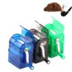 MYQ-053 Hand-cranked Cigarette Grinder with Plastic Drawer (Black) - 6