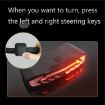 SF31 Bicycle Light with Brake, Steering Sensor & Alarm (Black) - 6