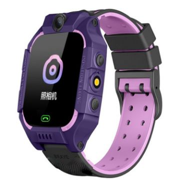 Z6 Purple Smart Positioning Touch Screen Children's Student Watch - 1