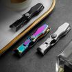 Large Black Stainless Steel Anti-Fly Splattering Nail Knife - 2