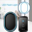 CACAZI A80 1 For 1 Wireless Music Doorbell, EU Plug (Black) - 3