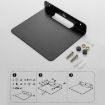 Universal Wall Storage Bracket for Bluetooth Speaker, Black - 6