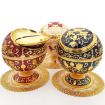 Silver Globe Ashtray with Lid - Holiday Gift & Table Decor - 5