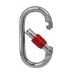XINDA XDQ96068 Steel Lock Climbing Carabiner (Silver Red) - 1