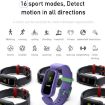 S90 Purple Smart Bracelet: Sleep Monitor & Bluetooth Pedometer - 6