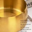Blue Small Windproof Drop-Proof Thickened Stainless Steel Ashtray - 5