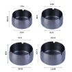 Rose Gold Windproof Drop-Proof Thickened Stainless Steel Ashtray Medium - 3
