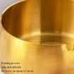 Windproof Thickened Stainless Steel Ashtray, Medium (Black) - 4
