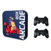 128G Arcade Box: Wireless 4K HD Game Console for PS1/PSP/N64/DC UK Plug - 1