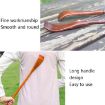 Wooden Back Scratcher BQR01, Bamboo Section, Long Handle, Red Style - 5