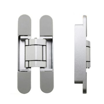 Adjustable 3D Cross Hinge Folding Door Concealed Hinge, No. 5 Silver - 1