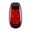 Warm Light 3 LED Red Bicycle Tail Light for Night Running and Cycling - 1