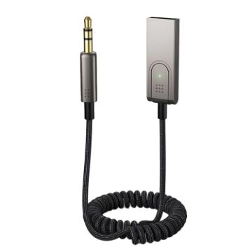 BY301 Bluetooth 5.0 Car AUX Receiver & Mobile Call Adapter - 1