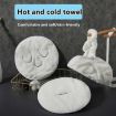 Hot and Cold Compress Facial Towel Mask, Single Hole No Straps - 2