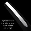 WEST BIKING YP0714018 Black Folding Reflective Bicycle Mudguard - 6