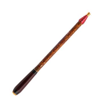 3.6m Yellow Carbon Short Section Fishing Rod with Positioning Handle - 1