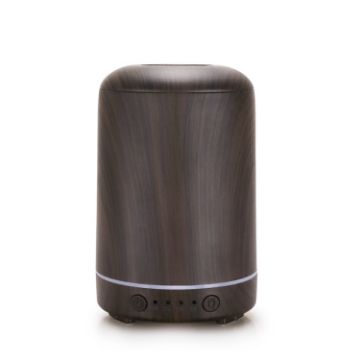 STB-105 Dark Wooden Grain Aromatherapy USB Air Purifier - 1