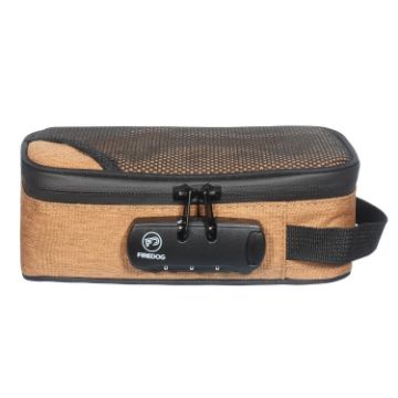 FIREDOG CL109 Tobacco Pack Locking Pipe Case Deodorant, Khaki - 1