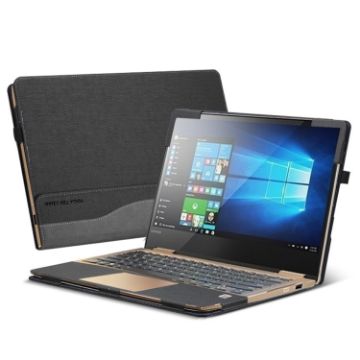 Lenovo Yoga 730-13 Laptop PU Leather Case (Gentleman Gray) - 1