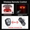 WEST BIKING Bicycle Tail Light & Horn Remote Control (Black) - 5