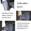 JJ-2002 Cut-Proof Leather Welding Gloves, 35cm - Black (1 Pair) - 5