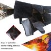 JJ-2002 Cut-Proof Leather Welding Gloves, 35cm - Black (1 Pair) - 6