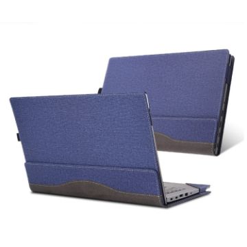 HP Envy 13-AQ Ad Ah Navy Blue Laptop Leather Protective Case - 1