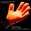 Ailsports ST5511 Red Size 8 Goalie Gloves with Latex Finger Protection - 5
