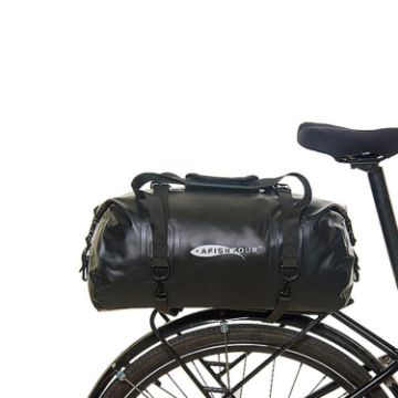 AFISHTOUR FW2066 20L Black Bike Rear Rack Bag - 1