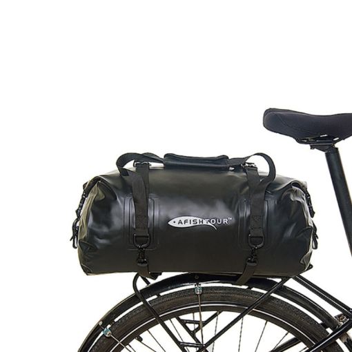 AFISHTOUR FW2066 20L Black Bike Rear Rack Bag - 1