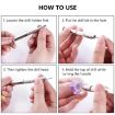 Steel Pick & Hand Drill Punch with 10 Aluminum Alloy Drills - 6