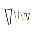 Black Gold 12cm LH-S0006 Metal Furniture Support Legs - 2