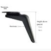 S699 Sickle Metal Furniture Leg, 15cm Height (Gun Black) - 4