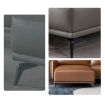 S699 Sickle Metal Furniture Leg, 15cm Height (Gun Black) - 6