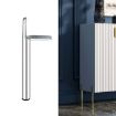 LH-D012-01 Bright 18cm Cylindrical Metal Furniture Support Legs - 1