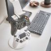 4-Floor Black Gamepad and Headphone Desktop Storage Rack - 5