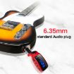 Wireless Guitar Transmitter Receiver Rechargeable Adapter, Black - 4