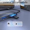 QGeeM QG-UH05-4 5 In 1 Type-C HUB Adapter with SD/TF Reader - 4