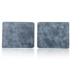 Baellerry BLR1152 Men's Vintage Gray Vertical Short Wallet - 4