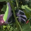 Stab Resistant Gardening Gloves, Pink, Extended Wrist, Print Sleeve - 5