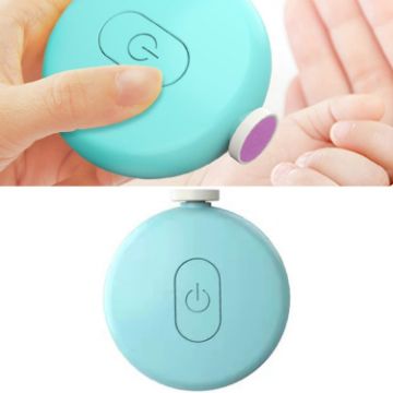 XFX-022 Fashion Blue Baby Nail Polisher, Anti-Pinch Design - 1