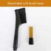 KFS-04 Black Double-ended Soft Coffee Machine Cleaning Brush - 4