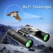 APEXEL 8x21 Zoom Binoculars 3000m HD Mini Foldable Telescope Black - 4