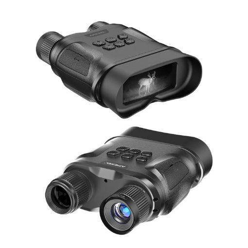 APEXEL HD Night Vision Binoculars with Video Recording (Black) - 1