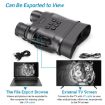 APEXEL HD Night Vision Binoculars with Video Recording (Black) - 6