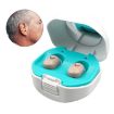 Skin Color TWS On-Ear Sound Amplifier Hearing Aid with Charger - 1