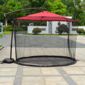 HY-0205 Black Parasol Net Cover for 300x230cm Banana Umbrellas - 1
