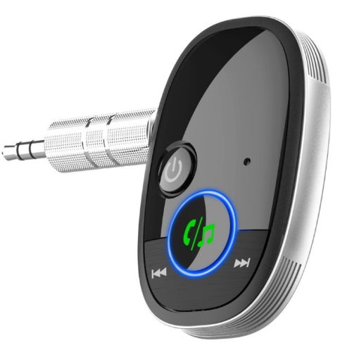 Wireless Black Car Bluetooth Receiver Audio Converter Player - 1