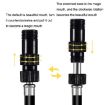 WEST BIKING YP0711122 Silver High Pressure Portable Bike Pump - 3