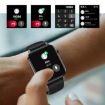 HD6 Smart Watch: 1.69" Heart Rate Monitor, Silver - 5